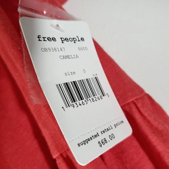 Free People Charlie Tee Camelia S - Picture 7 of 9